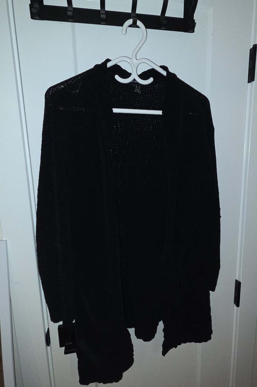 Voopptaw Womens 2023 Long Sleeve Open Front Casual Soft Lightweight Cardigan Swe